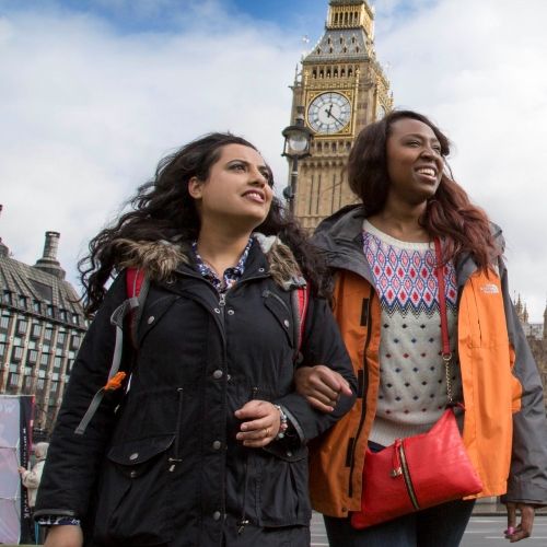 Students in Parliament Square