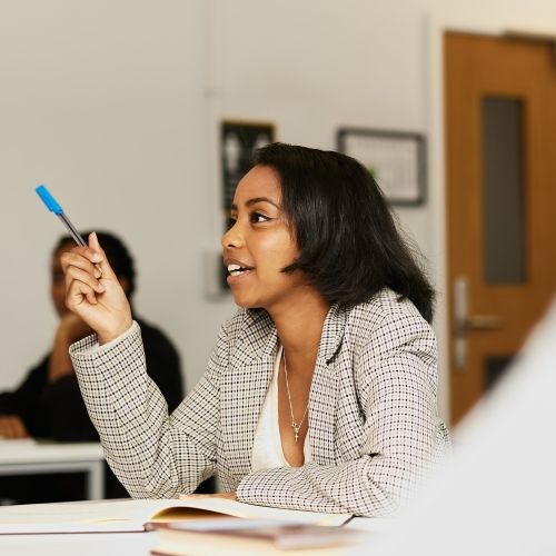 Students in class at Regent's 