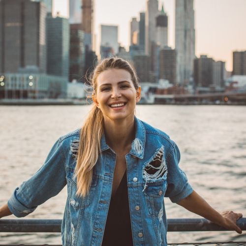 Student studying abroad